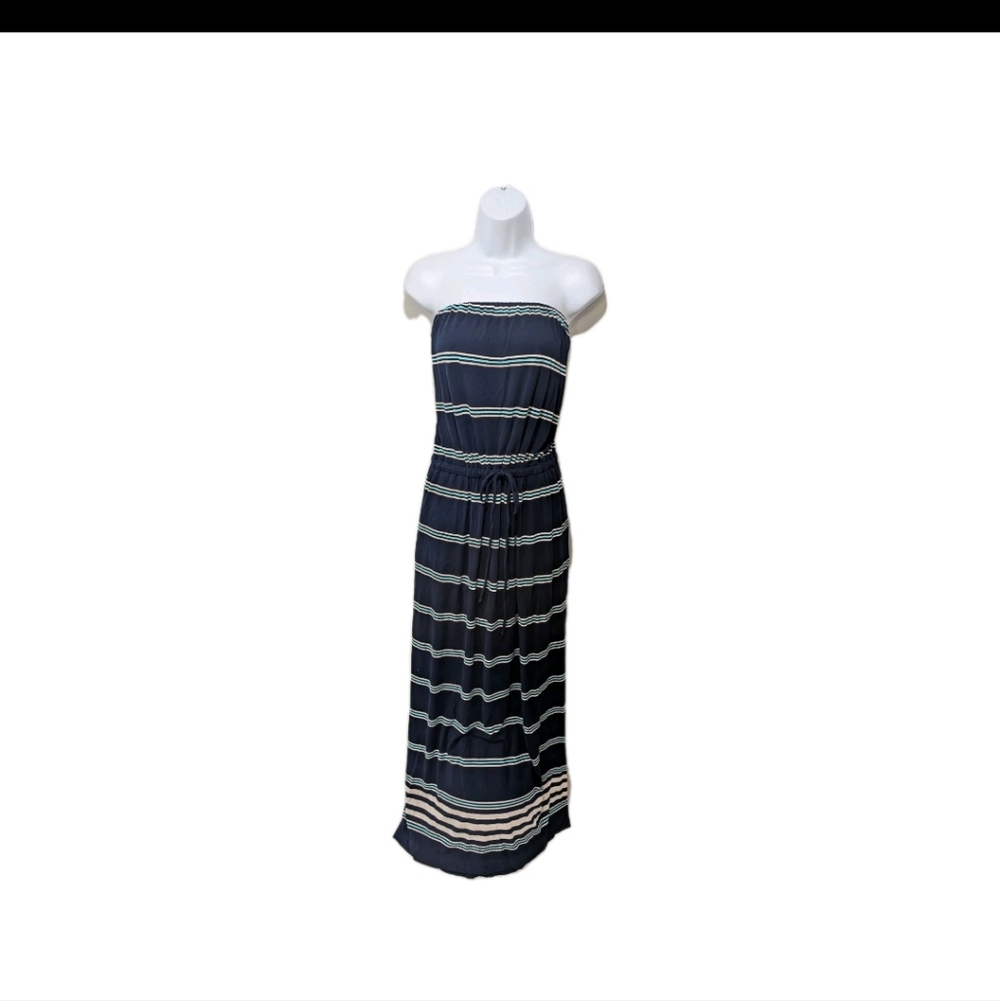 J Crew Strapless Jersey Maxi Dress M Resort Boho drs21